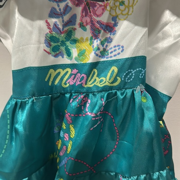 Children’s Disney Encanto Mirabel Costume Dress Up Dress Size 4-6X - Picture 5 of 5